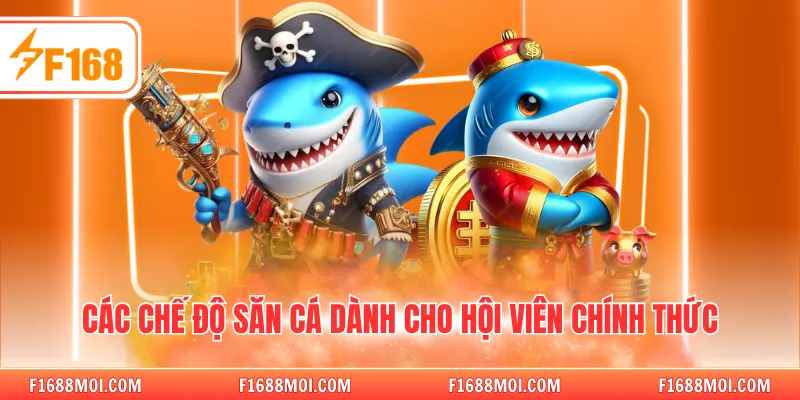 Các chế độ săn cá dành cho hội viên chính thức