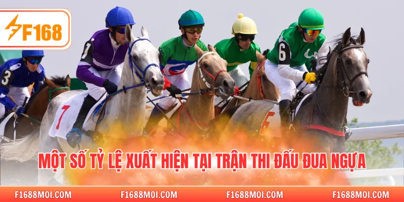 Một số tỷ lệ xuất hiện tại trận thi đấu đua ngựa